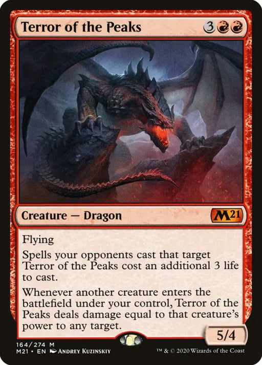 Terror of the Peaks [Core Set 2021] - MTG Single