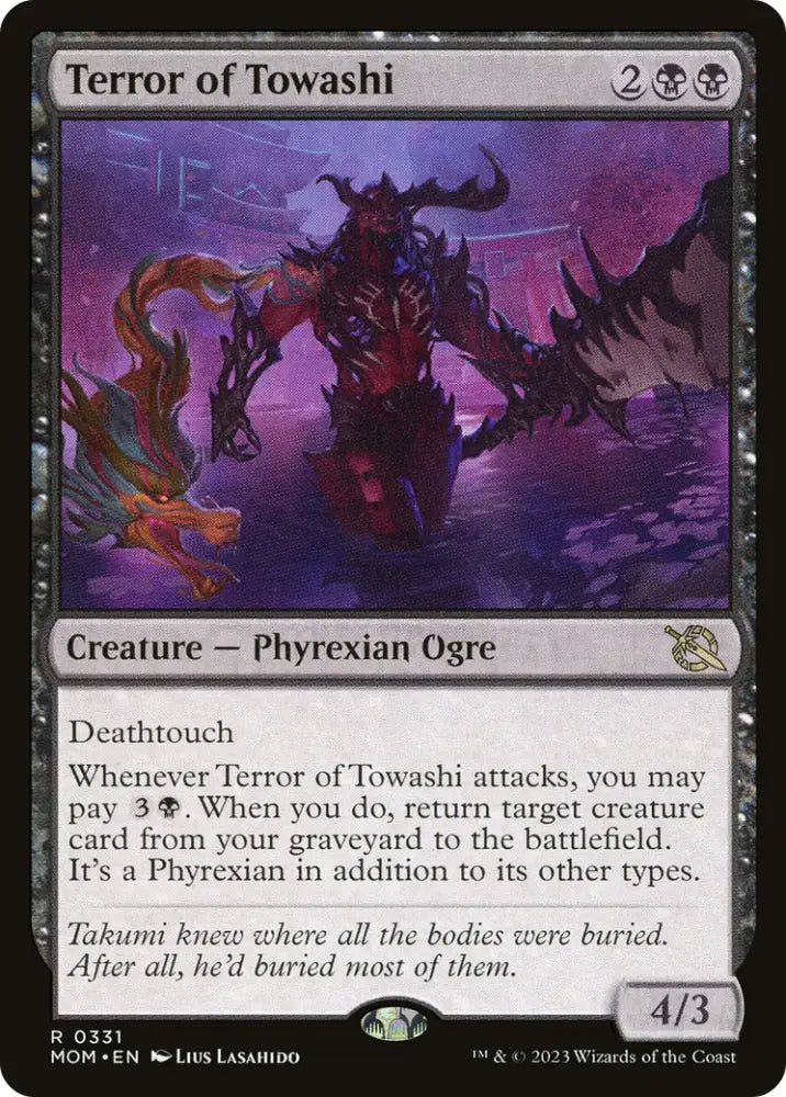 Terror of Towashi [March of the Machine] - MTG Single