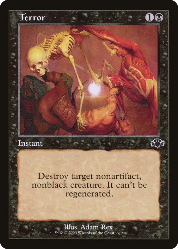 Terror (Retro) [Dominaria Remastered] - MTG Single