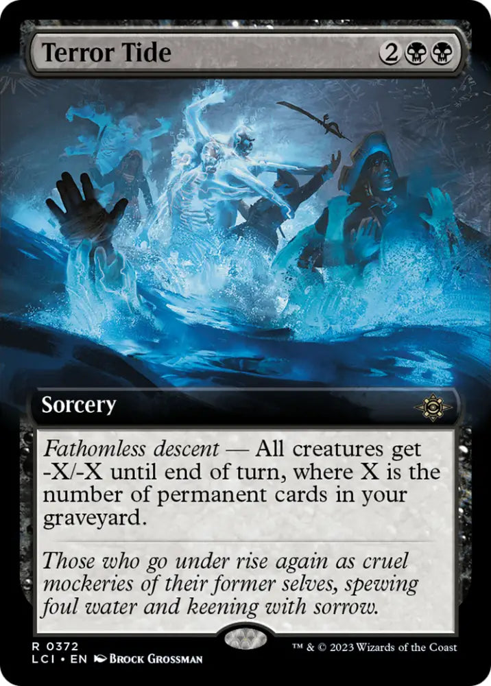 Terror Tide (Extended Art) [The Lost Caverns of Ixalan] - MTG Single