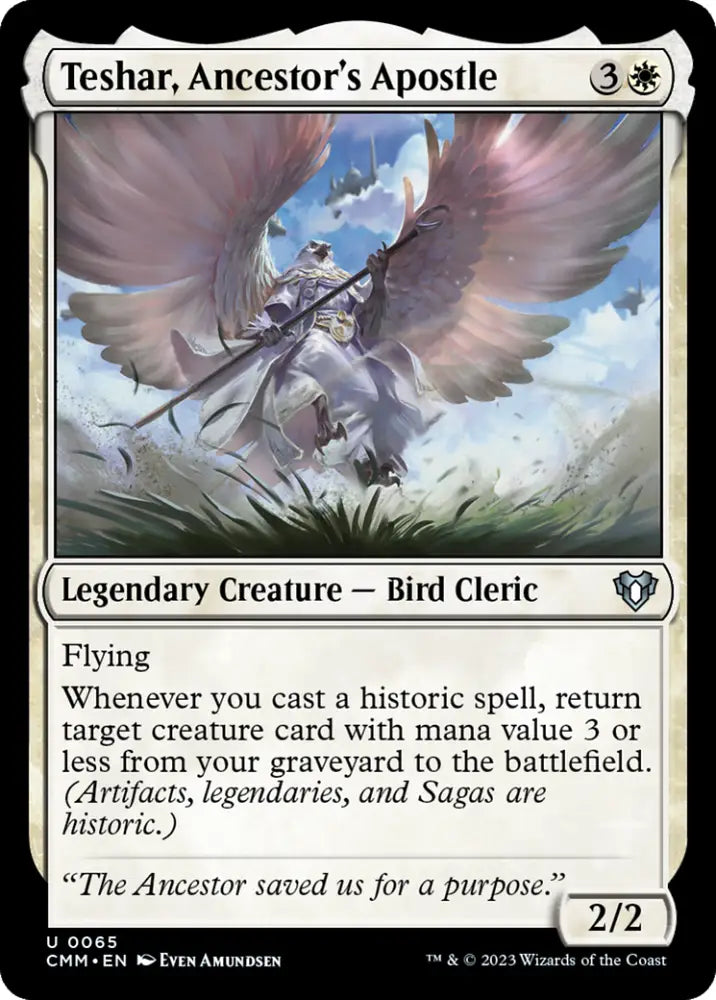 Teshar Ancestor’s Apostle [Commander Masters] - MTG Single