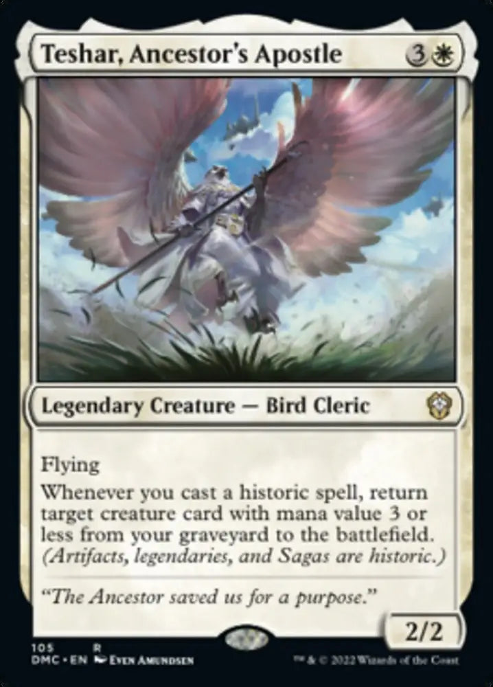 Teshar Ancestor’s Apostle [Dominaria United Commander] - MTG Single