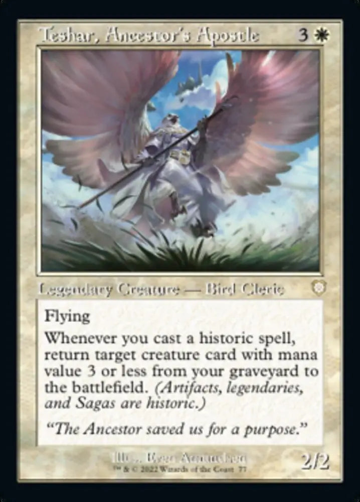 Teshar Ancestor’s Apostle (Retro) [The Brothers’ War Commander] - MTG Single