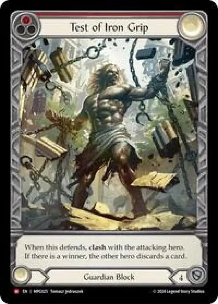 Test of Iron Grip (Extended Art) (MPG025) [Mastery Pack Guardian]
