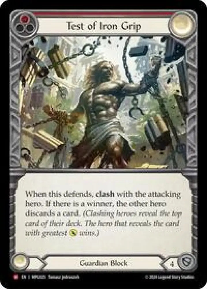 Test of Iron Grip (MPG025) [Mastery Pack Guardian]