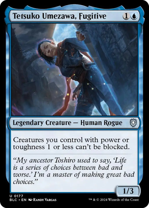 Tetsuko Umezawa Fugitive [Bloomburrow Commander] - MTG Single