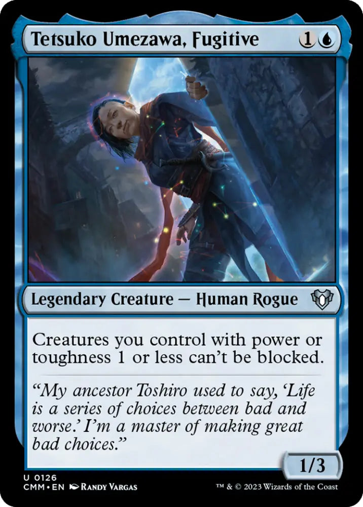 Tetsuko Umezawa Fugitive [Commander Masters] - MTG Single