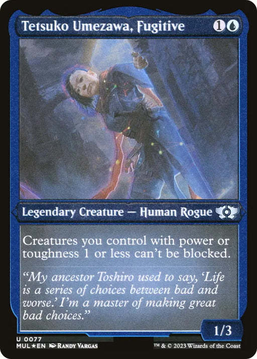 Tetsuko Umezawa Fugitive (Foil Etched) [Multiverse Legends] - MTG Single