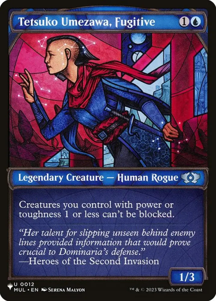 Tetsuko Umezawa, Fugitive (MUL-12) [The List]