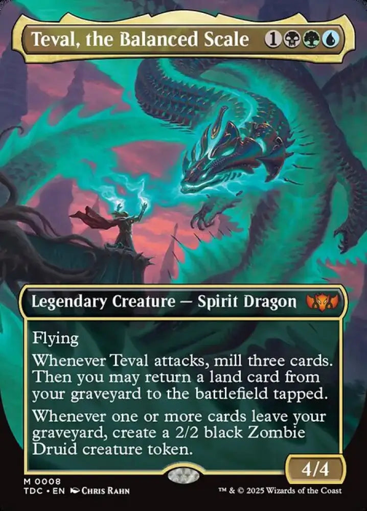 Teval, the Balanced Scale (8) [Tarkir: Dragonstorm Commander]