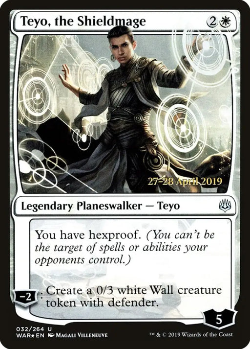 Teyo the Shieldmage (32s★) JA [War of the Spark Promos] - MTG Single