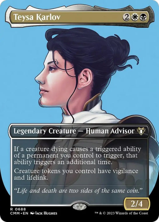 Teysa Karlov (Borderless Profile) [Commander Masters] - MTG Single