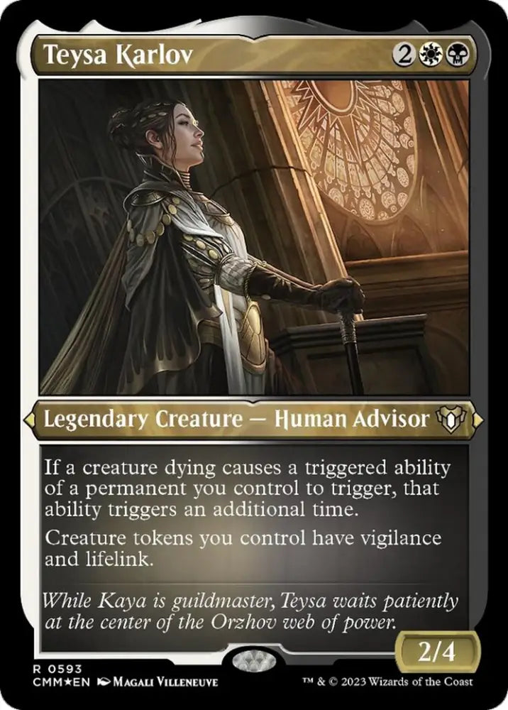 Teysa Karlov (Foil Etched) [Commander Masters] - MTG Single