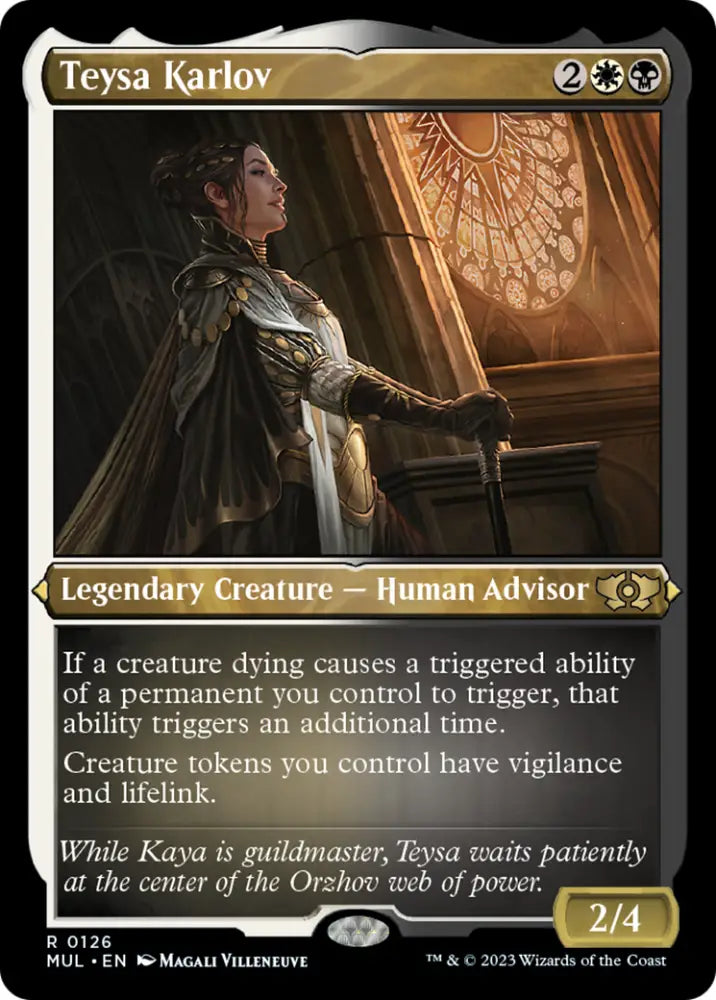 Teysa Karlov (Foil Etched) [Multiverse Legends] - MTG Single