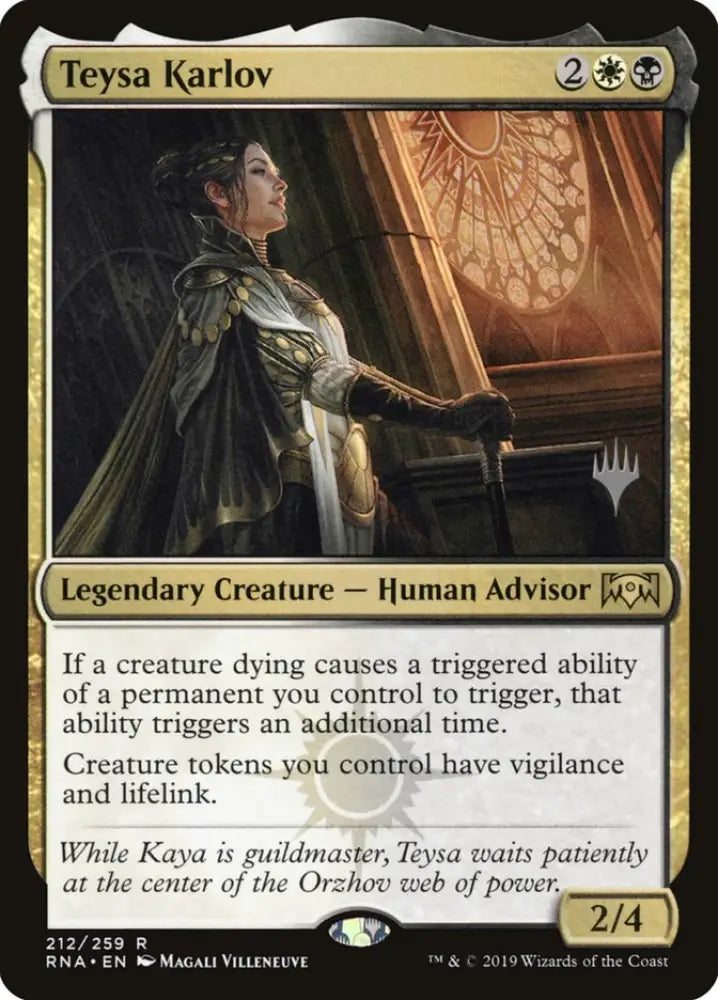 Teysa Karlov (Promo Pack) [Ravnica Allegiance Promos] - MTG Single