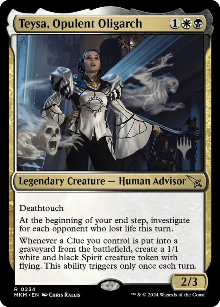 Teysa Opulent Oligarch (Promo Pack) [Murders at Karlov Manor Promos] - MTG Single