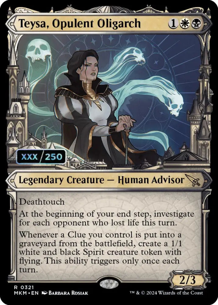 Teysa Opulent Oligarch (Serialized) [Murders at Karlov Manor] - MTG Single
