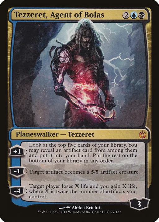 Tezzeret Agent of Bolas [Mirrodin Besieged] - MTG Single