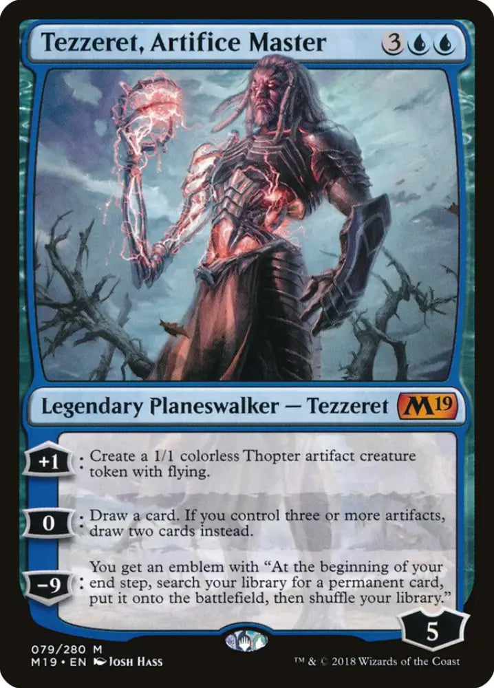 Tezzeret Artifice Master [Core Set 2019] - MTG Single