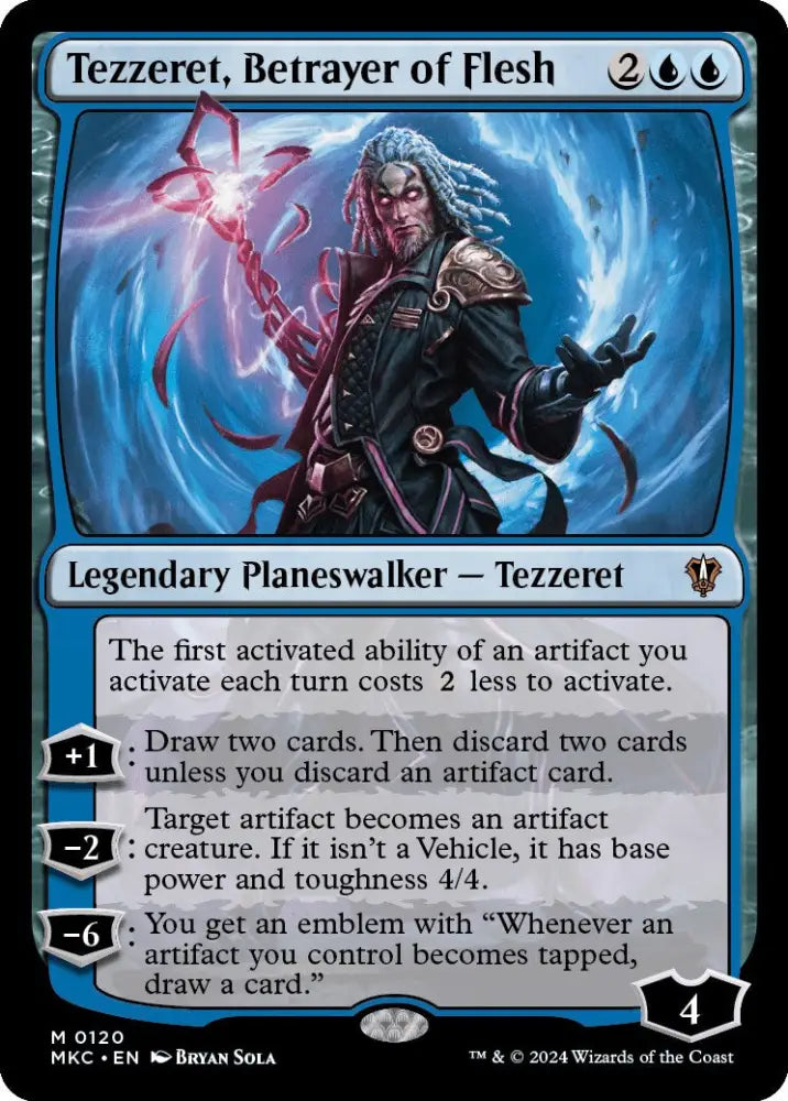 Tezzeret Betrayer of Flesh [Murders at Karlov Manor Commander] - MTG Single