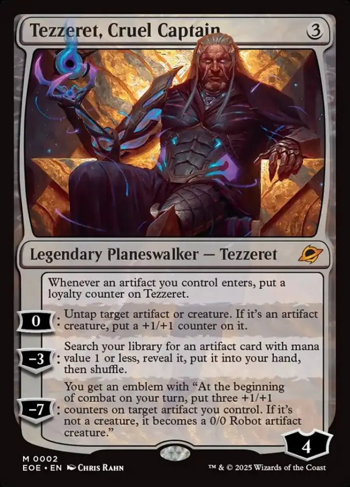 Tezzeret Cruel Captain (2) [Edge of Eternities] - MTG Single