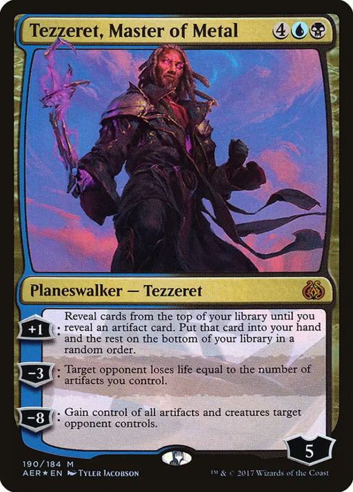 Tezzeret Master of Metal [Aether Revolt] - MTG Single
