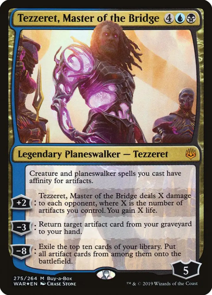 Tezzeret Master of the Bridge (Buy-A-Box) [War of the Spark] - MTG Single