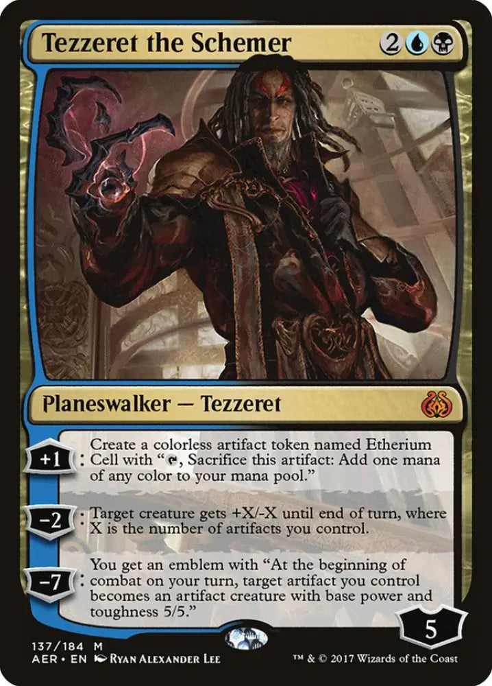 Tezzeret the Schemer [Aether Revolt] - MTG Single