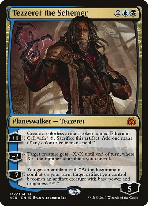 Tezzeret the Schemer [Aether Revolt] - MTG Single