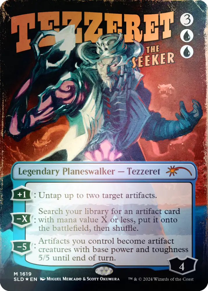 Tezzeret the Seeker (1619) (Rainbow Foil) [Secret Lair Drop Series] - MTG Single