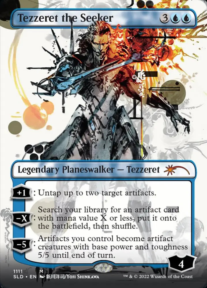 Tezzeret the Seeker (Borderless) [Secret Lair Drop Series] - MTG Single
