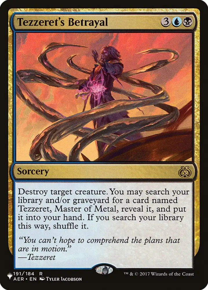 Tezzeret’s Betrayal [The List] - MTG Single