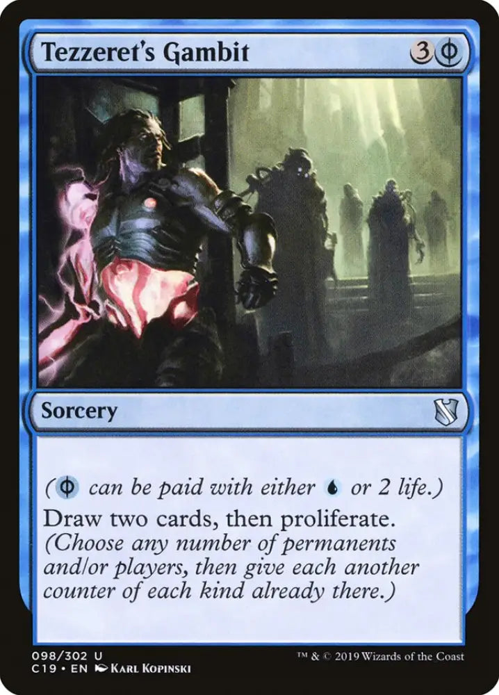 Tezzeret’s Gambit [Commander 2019] - MTG Single