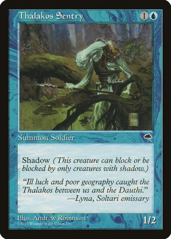 Thalakos Sentry [Tempest] - MTG Single
