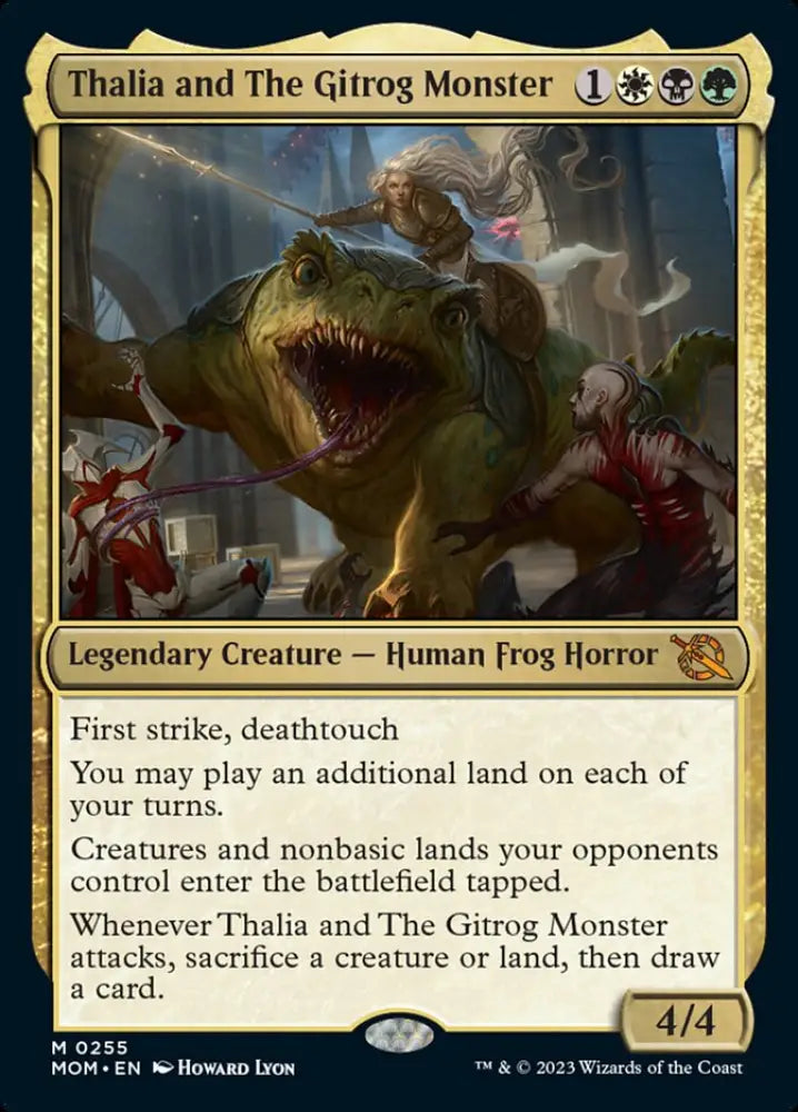 Thalia and The Gitrog Monster [March of the Machine] - MTG Single