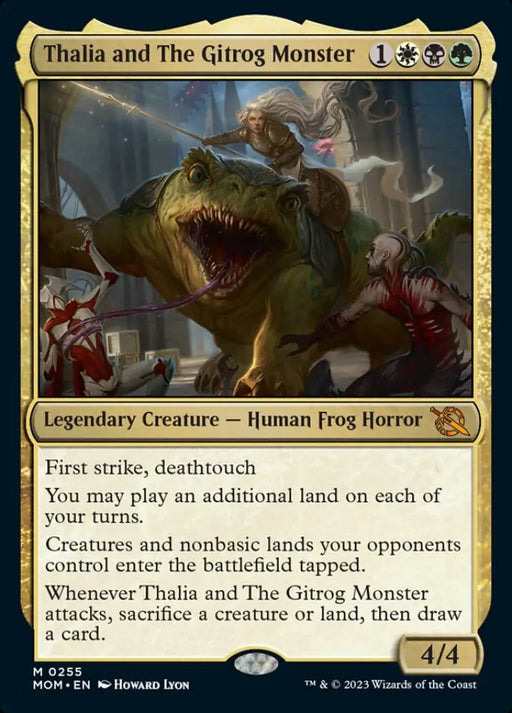 Thalia and The Gitrog Monster [March of the Machine] - MTG Single