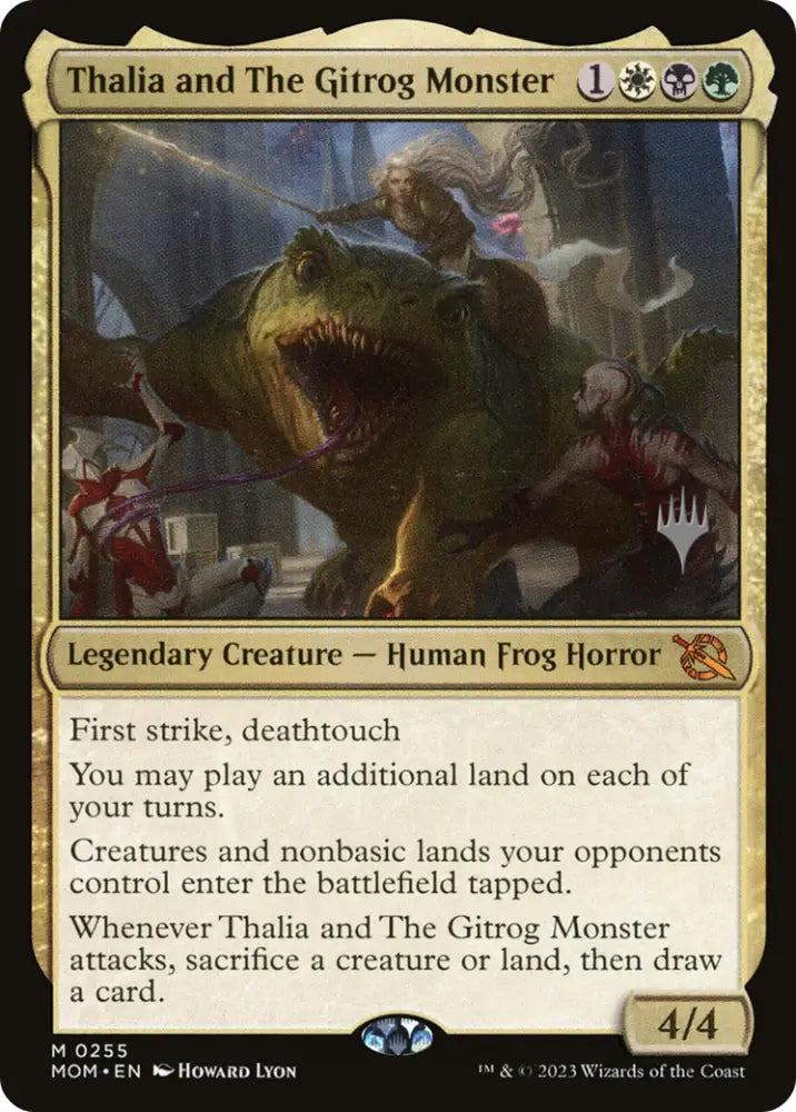 Thalia and The Gitrog Monster (Promo Pack) [March of the Machine Promos] - MTG Single