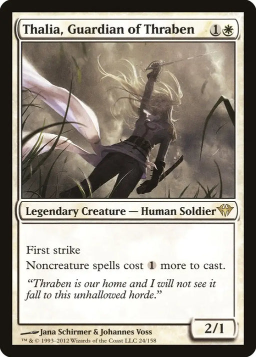 Thalia Guardian of Thraben [Dark Ascension] - MTG Single