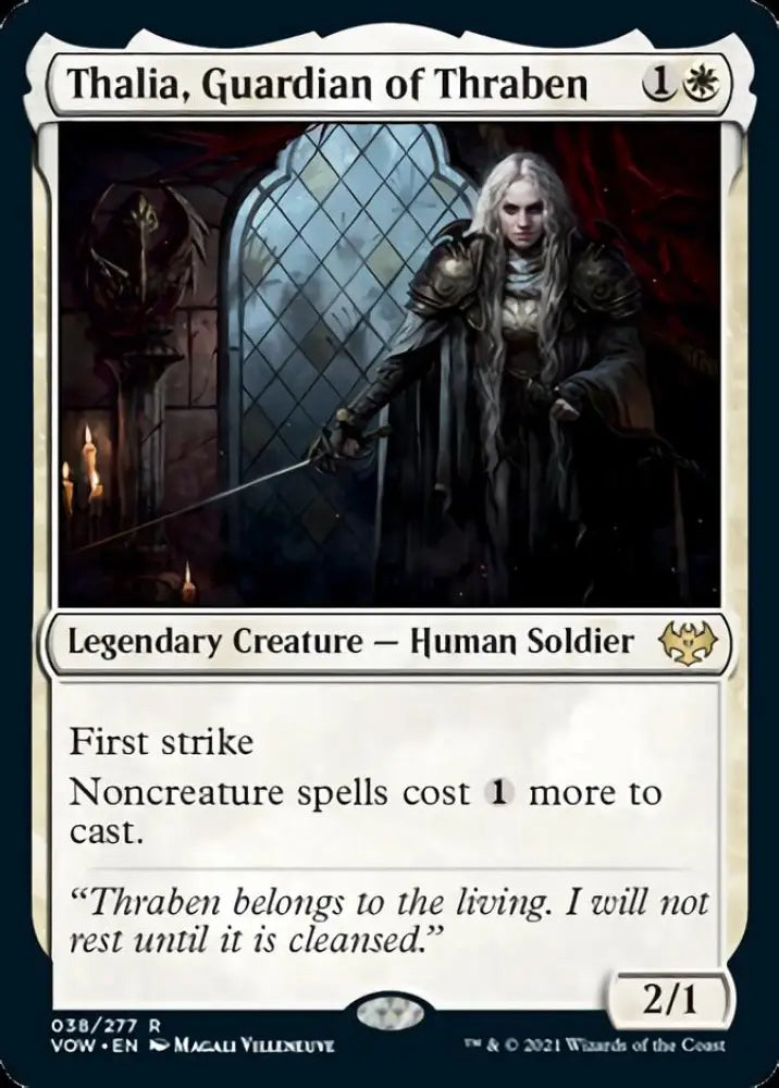 Thalia Guardian of Thraben [Innistrad: Crimson Vow] - MTG Single