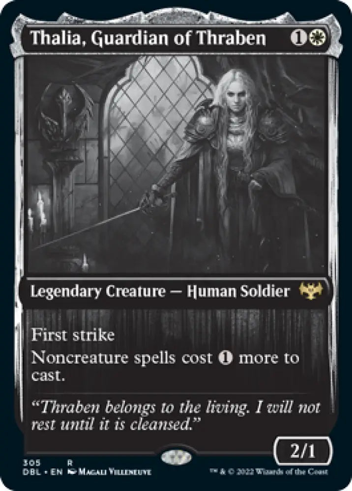 Thalia Guardian of Thraben [Innistrad: Double Feature] - MTG Single