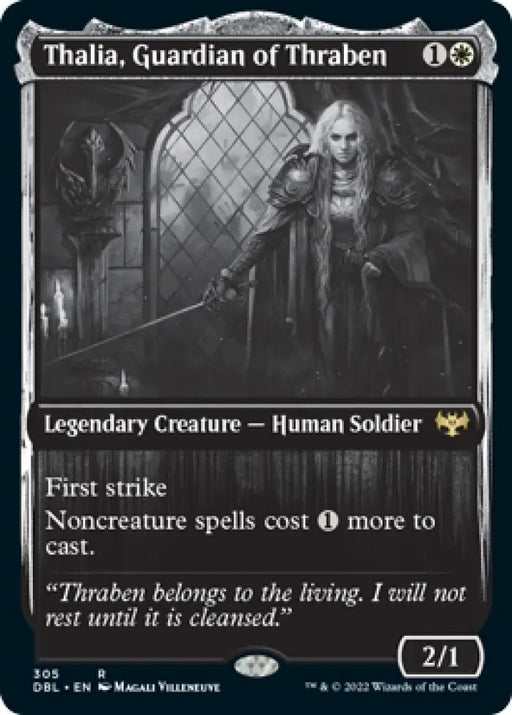 Thalia Guardian of Thraben [Innistrad: Double Feature] - MTG Single
