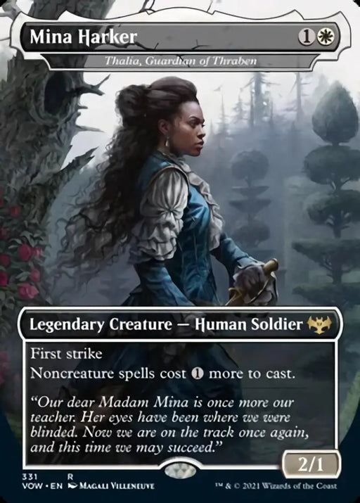Thalia Guardian of Thraben - Mina Harker [Innistrad: Crimson Vow] - MTG Single