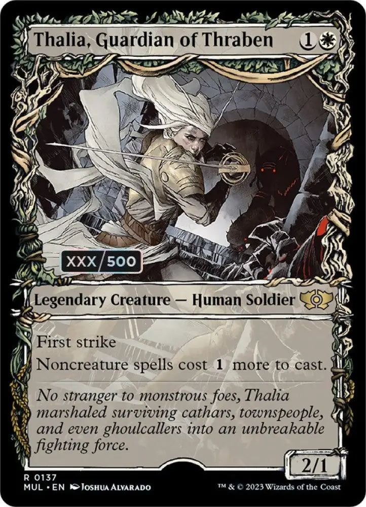Thalia Guardian of Thraben (Serialized) [Multiverse Legends] - MTG Single
