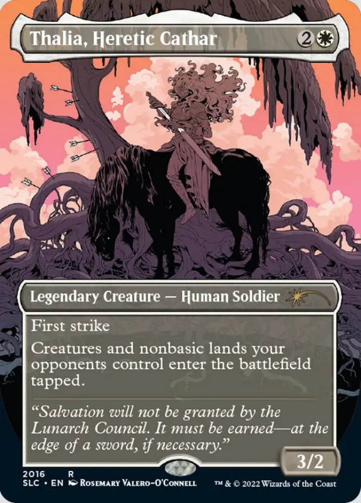 Thalia Heretic Cathar (Borderless) [Secret Lair 30th Anniversary Countdown Kit] - MTG Single