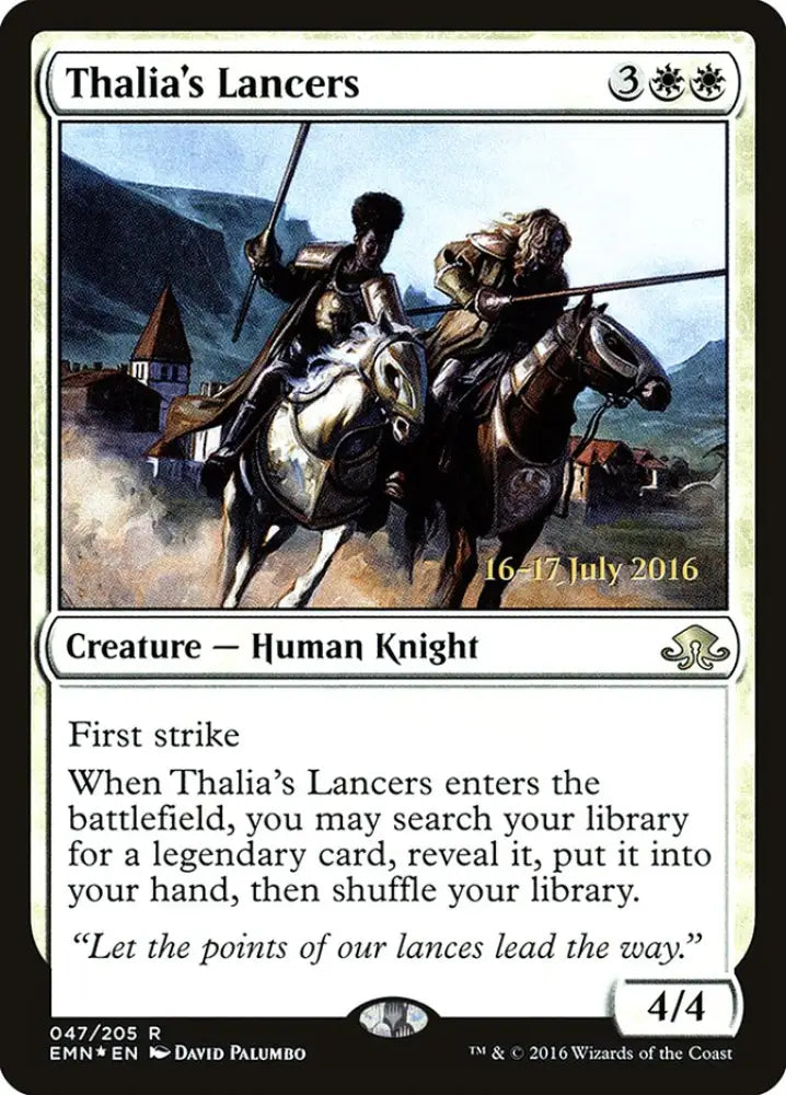 Thalia’s Lancers [Eldritch Moon Prerelease Promos] - MTG Single