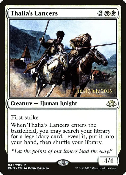 Thalia’s Lancers [Eldritch Moon Prerelease Promos] - MTG Single