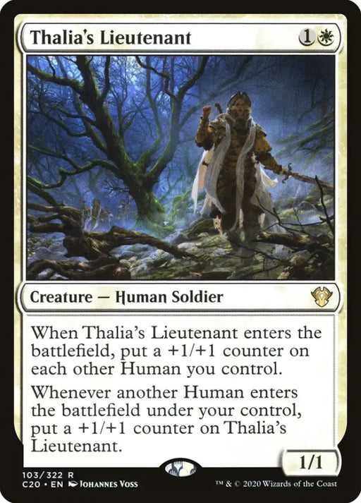 Thalia’s Lieutenant [Commander 2020] - MTG Single