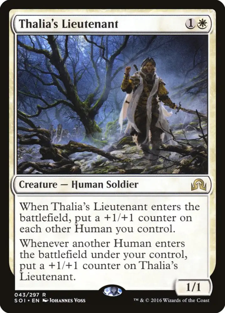 Thalia’s Lieutenant [Shadows over Innistrad] - MTG Single