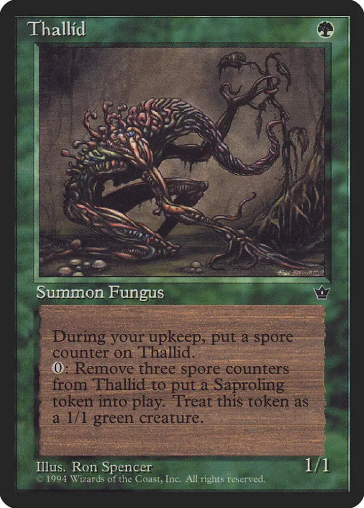 Thallid (Ron Spencer) [Fallen Empires] - MTG Single