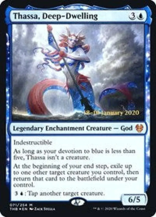 Thassa, Deep-Dwelling (71) [Prerelease Cards]